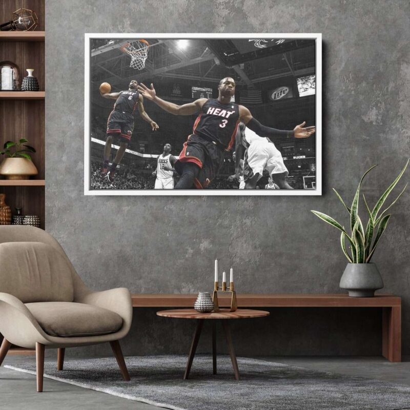 Classic LeBron-Wade 2010 Photo Print