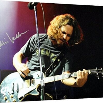 Eddie Vedder Autograph Print - Canvas Print Wall Art Decor