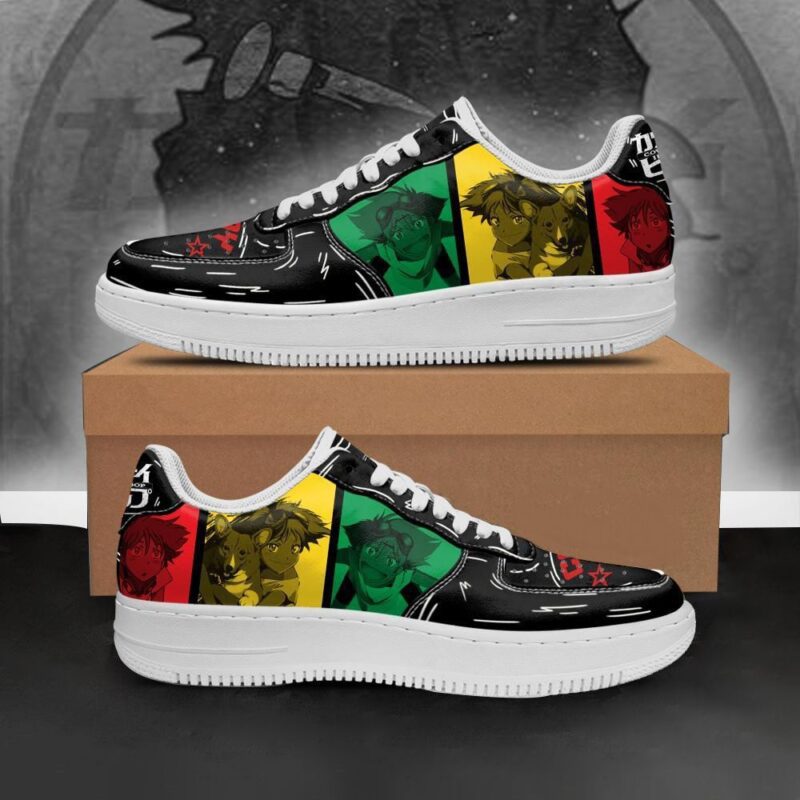 Edward Wong Cowboy Bebop Sneakers Anime Shoes Air Force 1 Sneakers