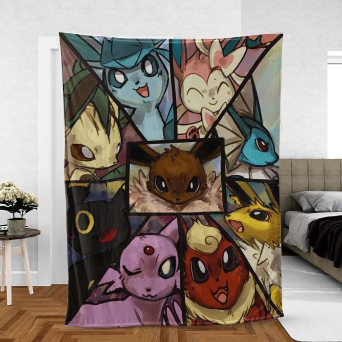 Eevee Evolution Blanket Gift For Fans II, Pokemon Go Eevee Evolution ...