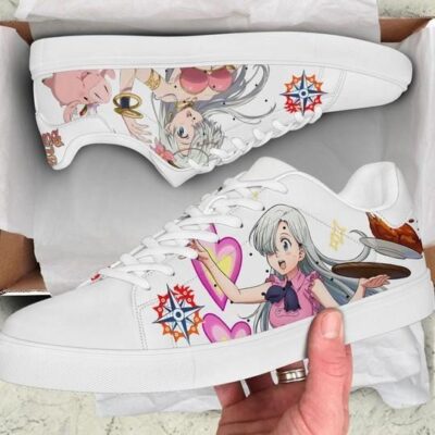 Elizabeth Liones Seven Deadly Sins Low Top Leather Stan Smith Shoes SST1110 1 Tennis Shoes