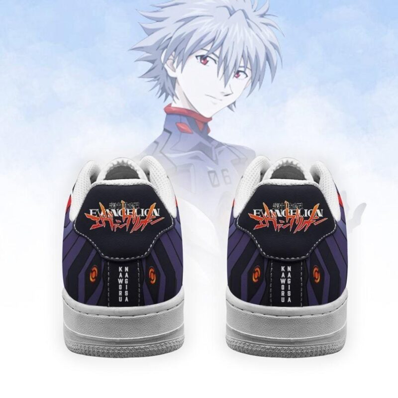 Evangelion Kaworu Nagisa Sneakers Neon Genesis Evangelion Shoes Air Force 1 Sneakers 2