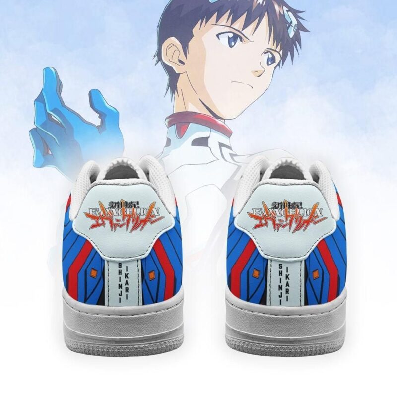 Evangelion Shinji Ikari Sneakers Neon Genesis Evangelion Shoes Air Force 1 Sneakers 2