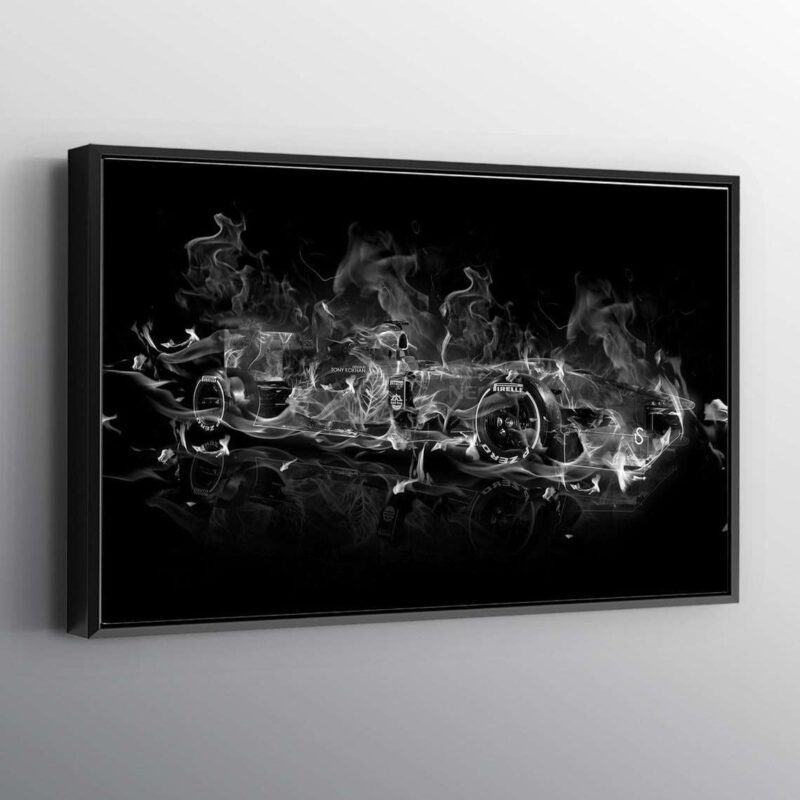 F1 formula 1 Abstract Print Wall Art Canvas