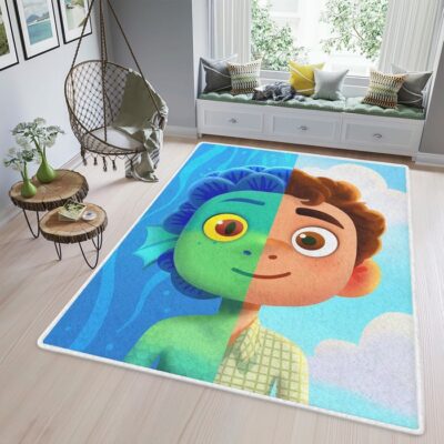 Face Luca Fantasy Film Walt Disney Studios Movies Gift Fan Area Rug Living Room,Harry Potter Rug Floor Decor