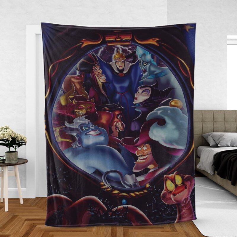 Villains Disney Collection Premium Comfy Sofa Throw Blanket Gift
