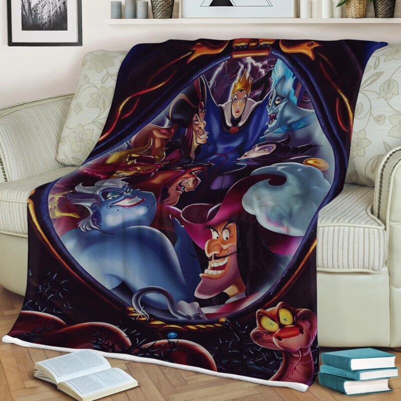 Favorite Villains Disney Fleece Blanket Gift For Fan 3