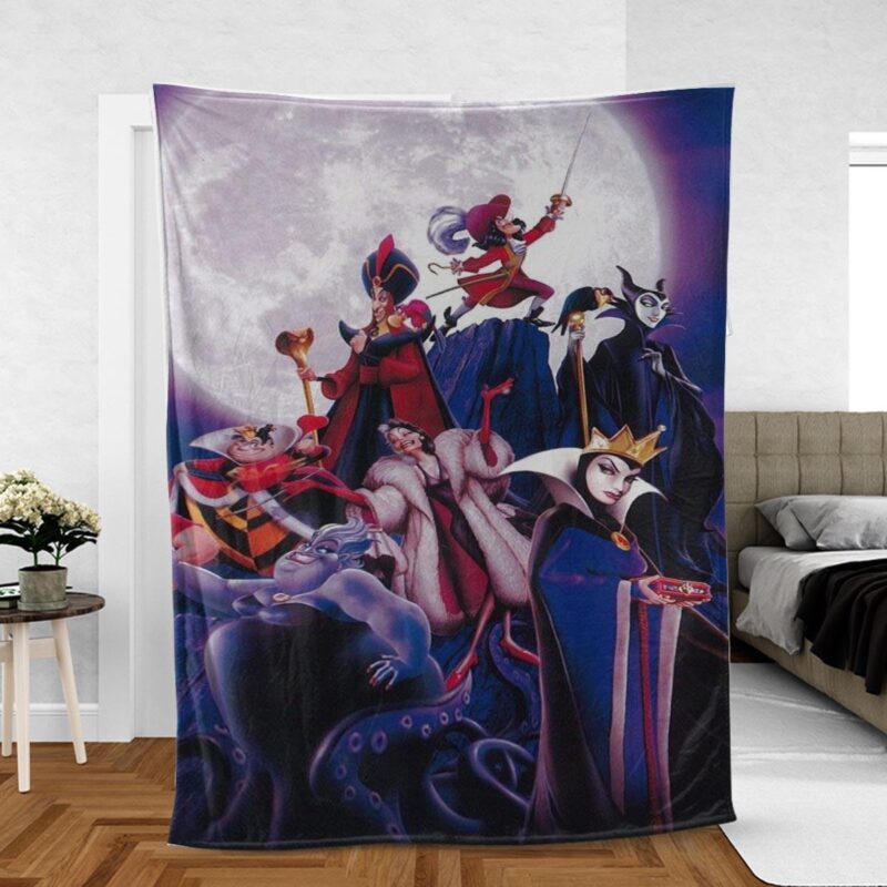 Villains Disney Collection Premium Comfy Sofa Throw Blanket Gift
