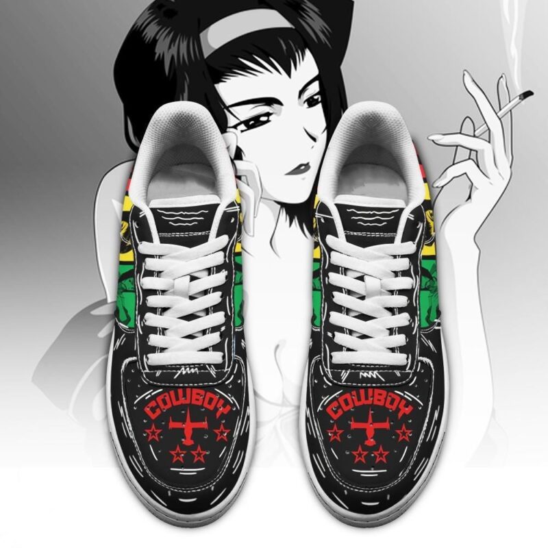 Faye Valentine Sneakers Cowboy Bebop Anime Custom Shoes Air Force 1 Sneakers 1