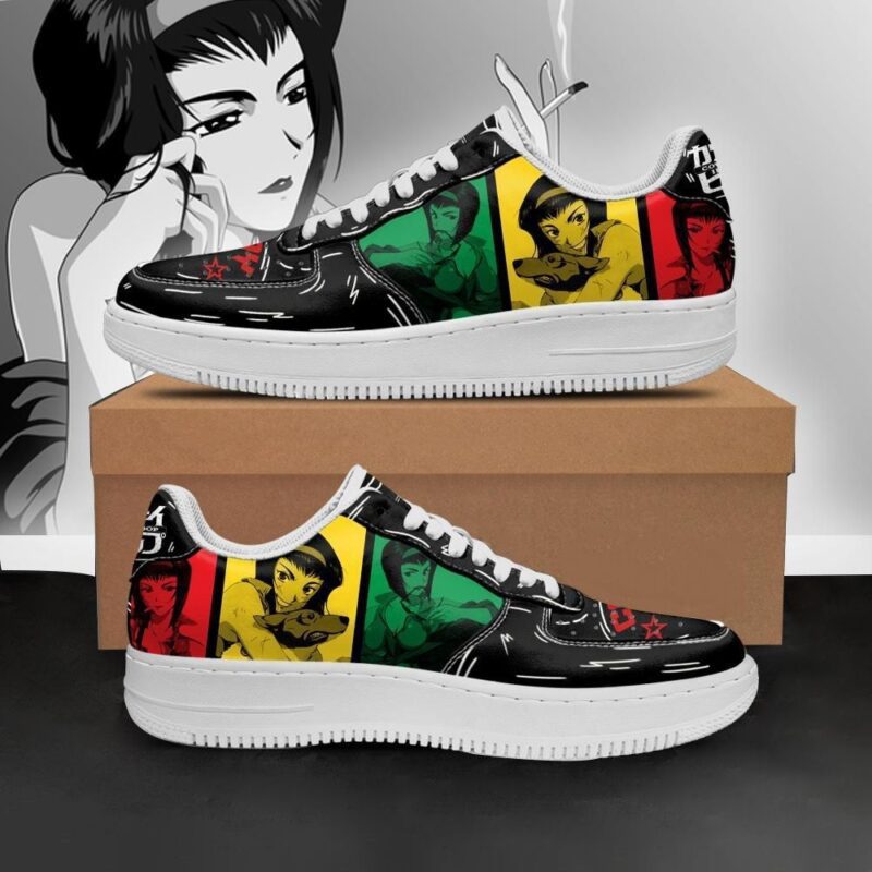 Faye Valentine Sneakers Cowboy Bebop Anime Custom Shoes Air Force 1 Sneakers