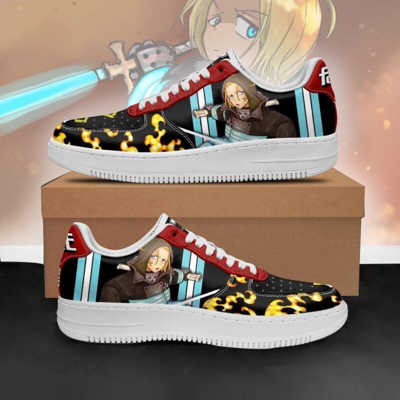 Fire Force Arthur Boyle Sneakers Costume Anime Shoes Air Force 1 Sneakers