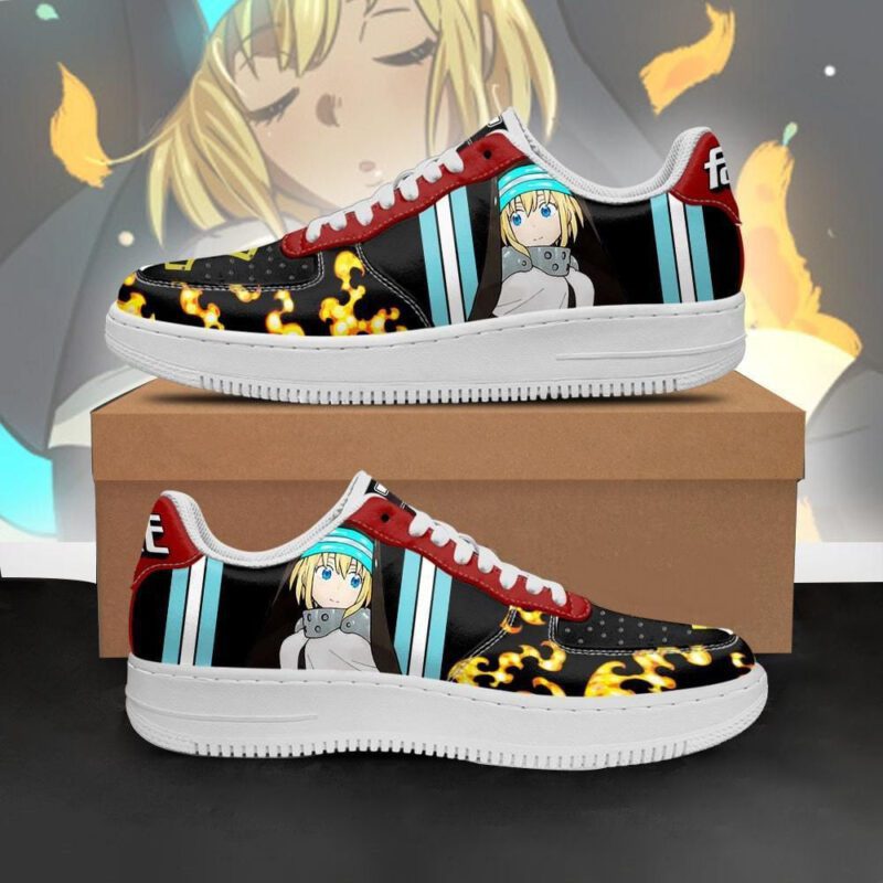 Fire Force Iris Sneakers Costume Anime Shoes Air Force 1 Sneakers