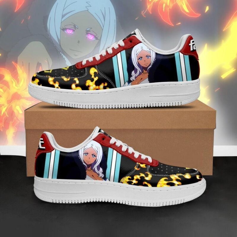 Fire Force Princess Hibana Sneakers Costume Anime Shoes Air Force 1 Sneakers