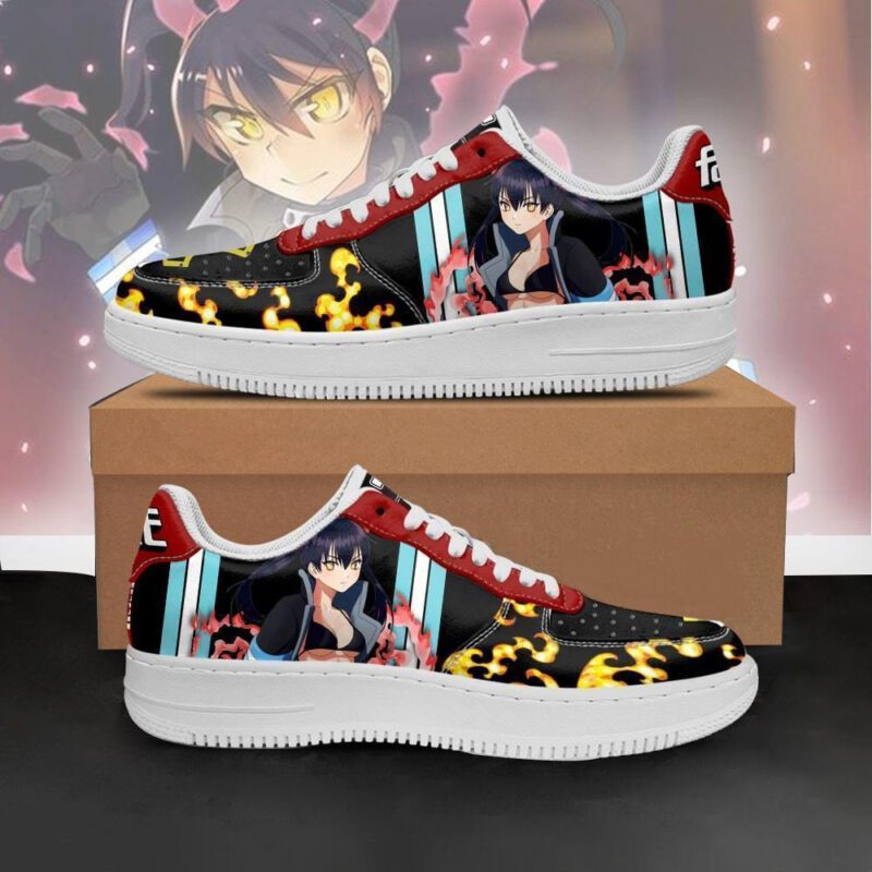 Fire Force Tamaki Kotatsu Sneakers Costume Anime Shoes Air Force 1 Sneakers