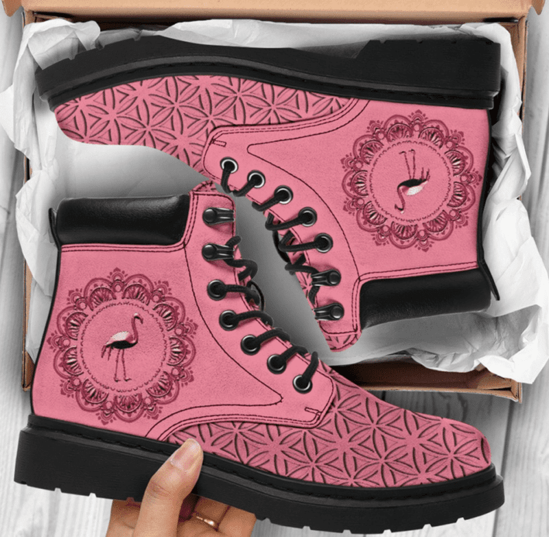 Flamingo Mandala pink