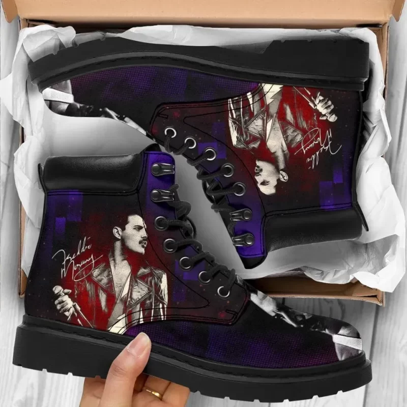 Freddie Mercury Boots Shoes For Queen Fan Gift Idea
