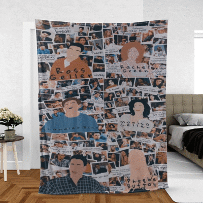Friends Gift For Fan Comfy Sofa Throw Blanket Gift