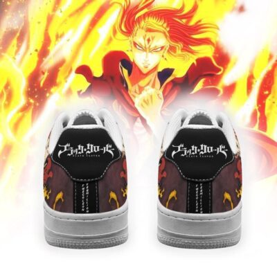 Fuegoleon Vermillion Sneakers Crimson Lion Knight Black Clover Anime Shoes Air Force 1 Sneakers 2