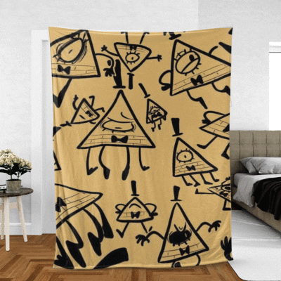 Bill Cipher Gift For Fan Comfy Sofa Throw Blanket Gift