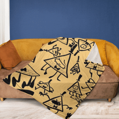 Full Bill Cipher Gravity Falls The Love God Disney Cartoon Ver5 Gifts Lover Bill Cipher Gift For Fan Comfy Sofa Throw Blanket Gift 2