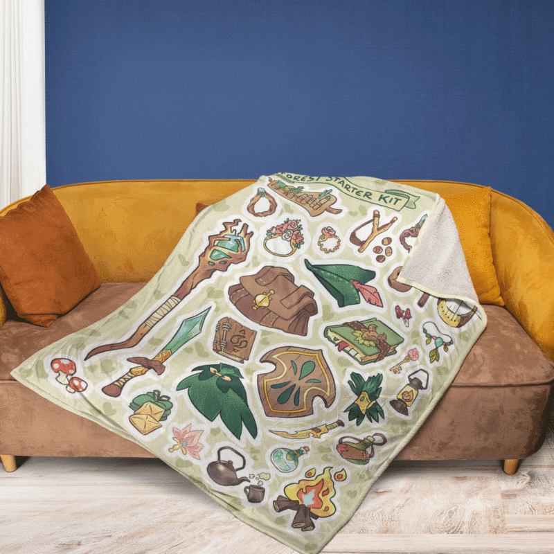 Full Items The Legend of Zelda Game Gift Lover Comfy Sofa Throw Blanket Gift 2