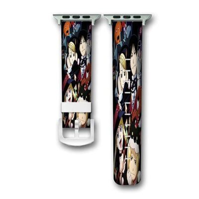 Fullmetal Alchemist Brotherhood All Characters Custom Apple Watch Band Genuine Wrist Band Replacement
