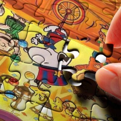 Funny Circus Snoopy Charlie Brown The Peanuts Cartoon 16 Gifts Lover Jigsaw Puzzle GameSnoopy The Peanuts Fan GiftSnoopy The Peanuts Lover Gift 4