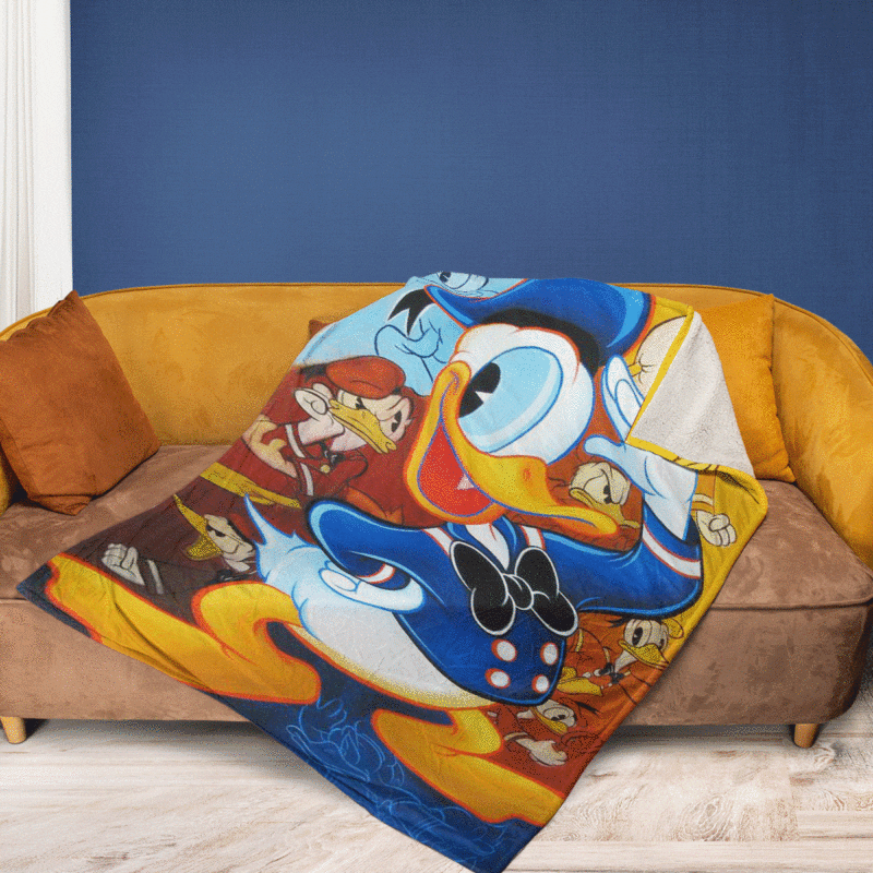 Donald Duck Gift For Fan Comfy Sofa Throw Blanket Gift