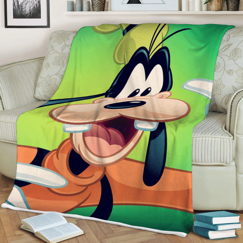 Goofy Mickey Mouse Disney Gift For Fan Comfy Sofa Throw Blanket Gift