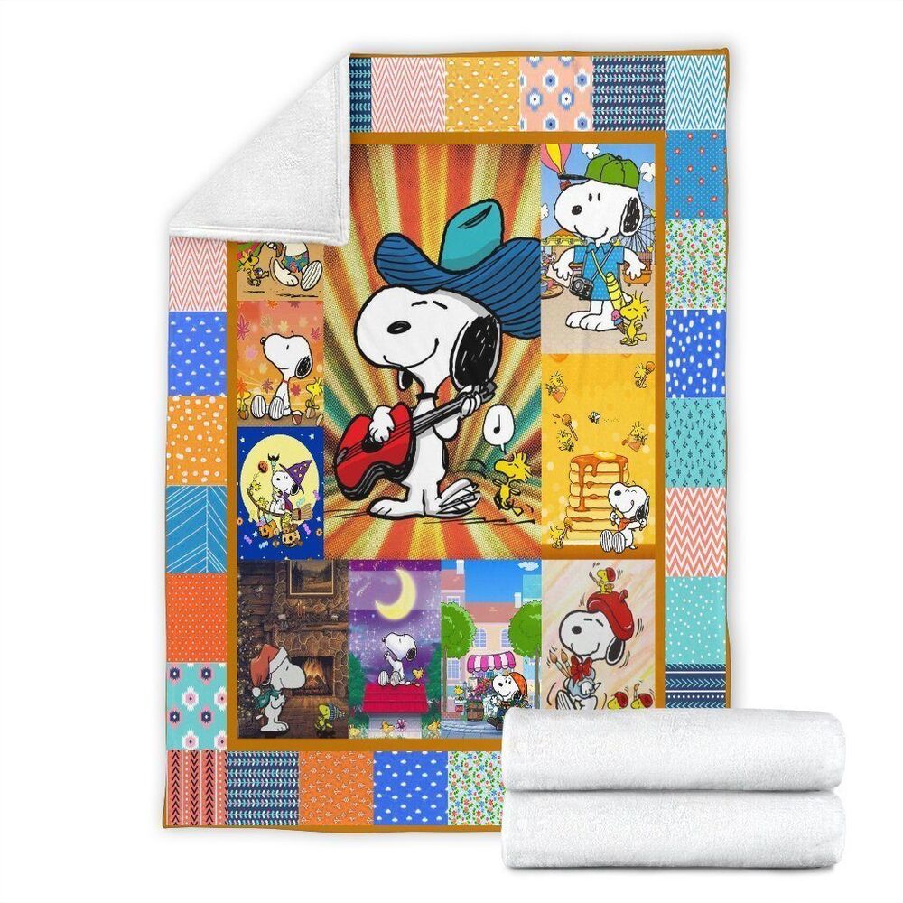 Funny-Guitar-Player-Snoopy-Fleece-Blanket-Comfy-Sofa-Throw-Blanket-7-1 Comfy Sofa Throw Blanket 7