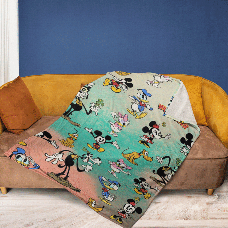 Mickey Mouse Disney Premium Comfy Sofa Throw Blanket