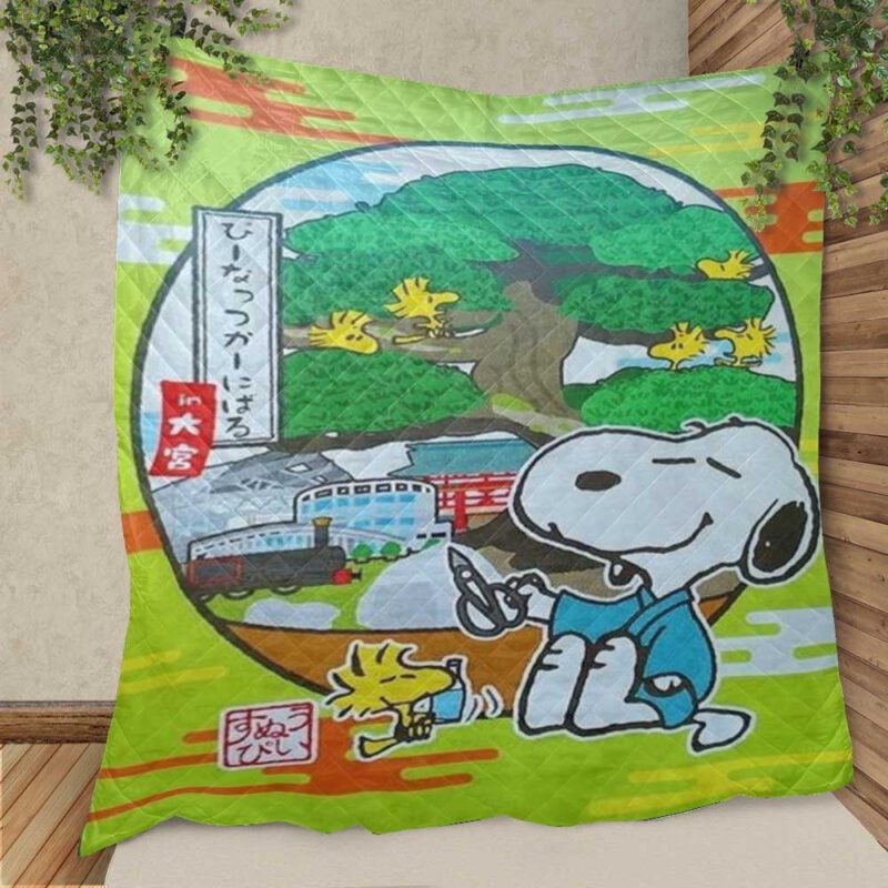 Funny Snoopy Love Bonsai Peanuts Cartoon Ver3 Gifts LoverSnoopy Charlie Brown Peanuts Gift For Fan Comfy Sofa Throw Blanket Gift 2