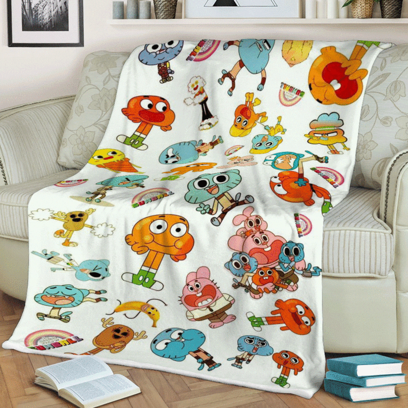 Gumball Gift For Fan Comfy Sofa Throw Blanket Gift