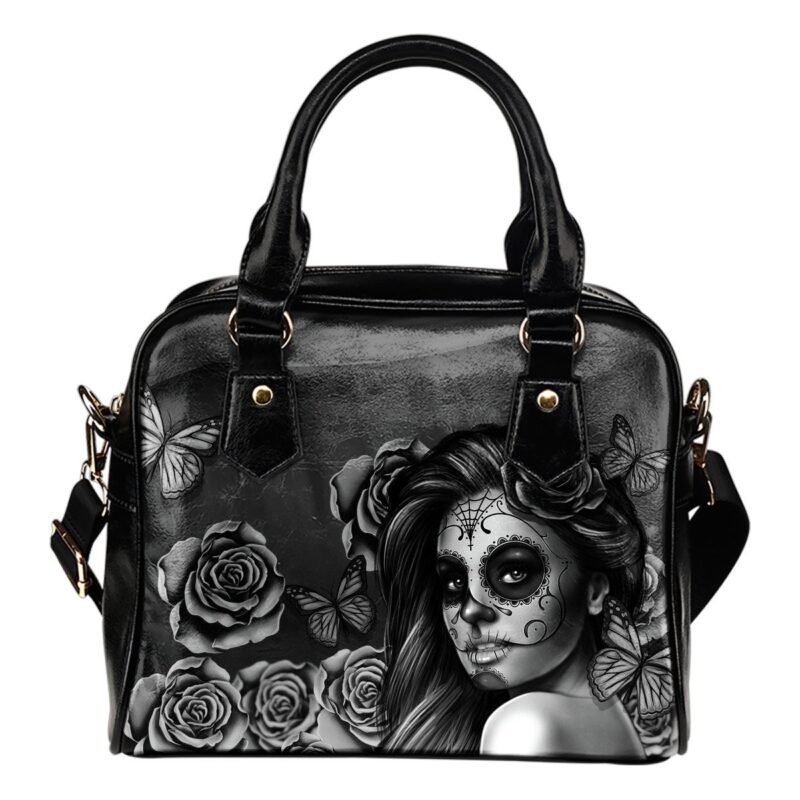 Girl With Tatoo Lady Leather Shoulder Hand Bag SB0138