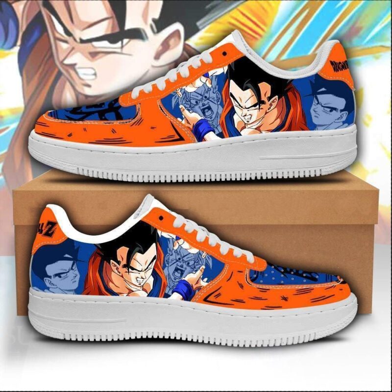 Gohan Sneakers Custom Dragon Ball Anime Shoes Fan Gift Air Force 1 Sneakers