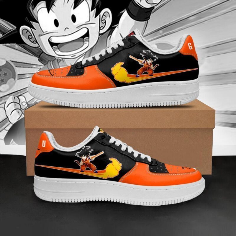 Goku Chico Sneakers Dragon Ball Anime Custom Shoes Air Force 1 Sneakers