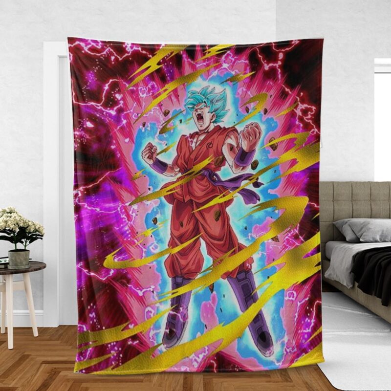 Goku Dragon Ball Anime Gift For Fan Comfy Sofa Throw Blanket Gift