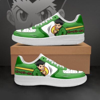 Gon Freecss Air Force 1 Sneakers Custom Hunter X Hunter Anime Shoes