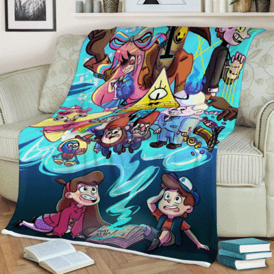 Gravity Falls The Love God Disney Cartoon Television Series Ver5 Gifts Lover, Gravity Falls Gift For Fan Comfy Sofa Throw Blanket Gift