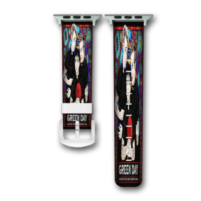 Green Day Greatest Hits God s Favorite Band Custom Apple Watch Band Genuine Wrist Band Replacement