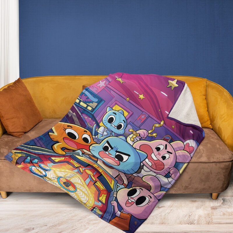 The amazing world of Gumball 2 Comfy Sofa Throw Blanket Gift