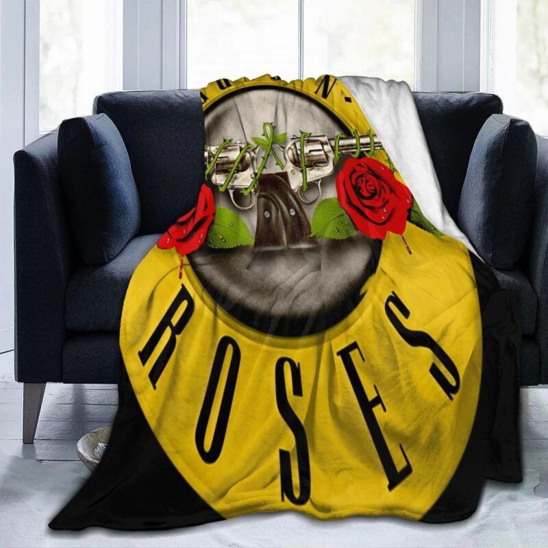 Guns N' Roses Rock Band Fleece Blanket