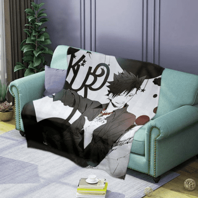 Haikyuu Anime Tetsurou Kuroo 1 Fleece Blanket, Anime Gift Lover Comfy Sofa Throw Blanket