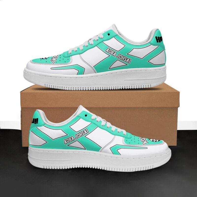 Haikyuu Aobajohsai High Sneakers Uniform Haikyuu Anime Shoes Air Force 1 Sneakers