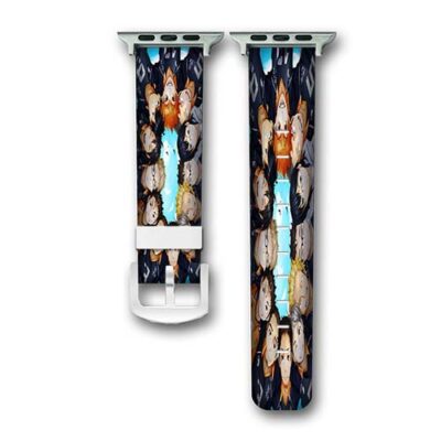 Haikyuu Art Custom New Apple Watch Band Genuine Wrist Band Replacement