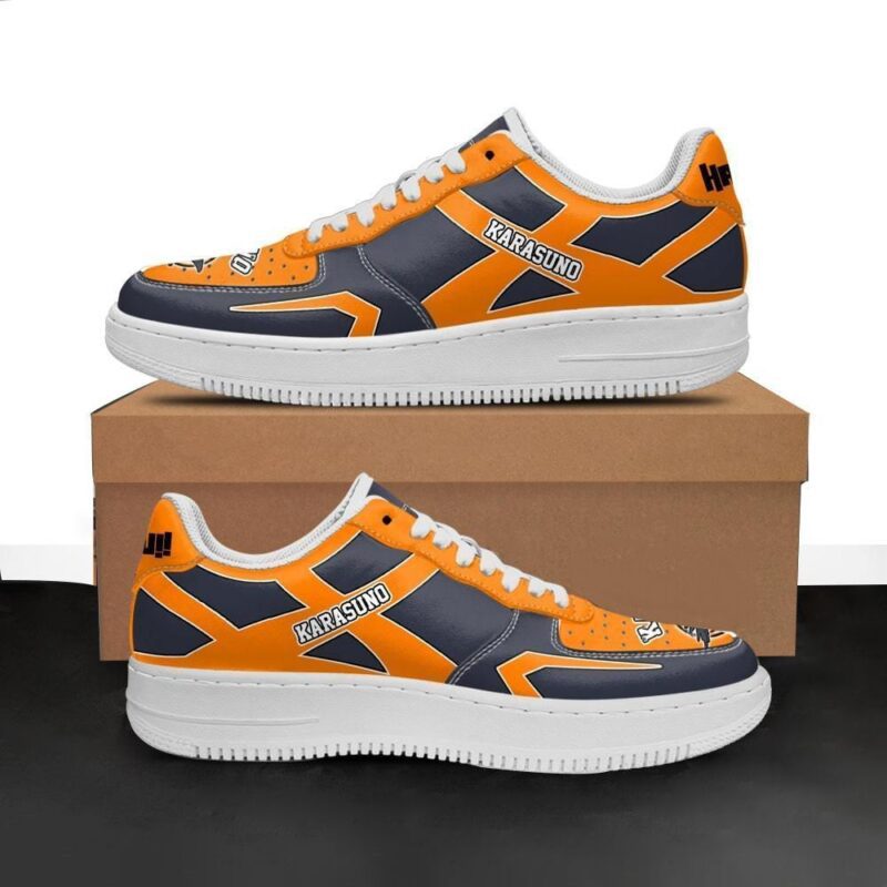 Haikyuu Karasuno High Sneakers Uniform Haikyuu Anime Shoes Air Force 1 Sneakers