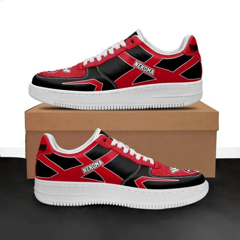 Haikyuu Nekoma High Sneakers Uniform Haikyuu Anime Shoes Air Force 1 Sneakers