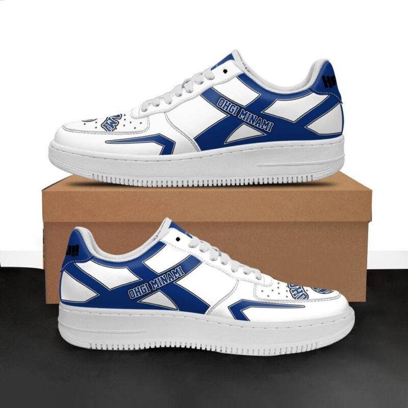 Haikyuu Ohgiminami High Sneakers Uniform Haikyuu Anime Shoes Air Force 1 Sneakers