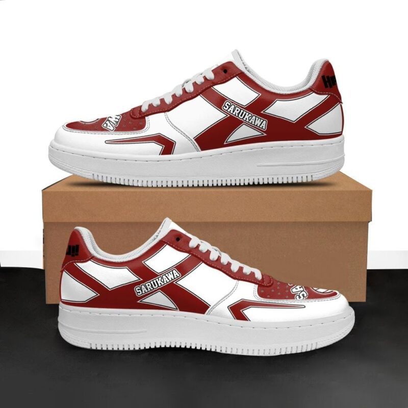 Haikyuu Sarukawa Tech High Sneakers Uniform Haikyuu Anime Shoes Air Force 1 Sneakers