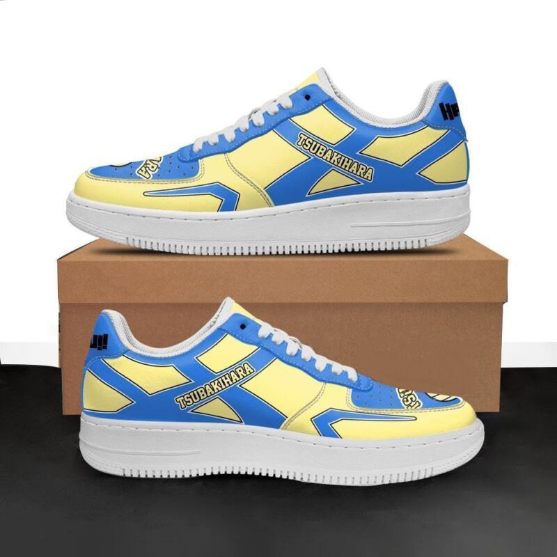 Haikyuu Tsubakihara Academy Sneakers Uniform Haikyuu Anime Shoes Air Force 1 Sneakers